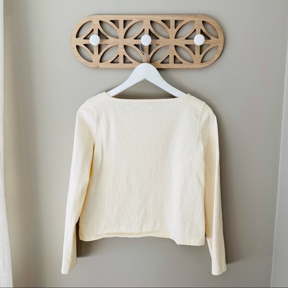 Madewell 'Queens' Graphic Top Cream Sz XS - Picture 7 of 9
